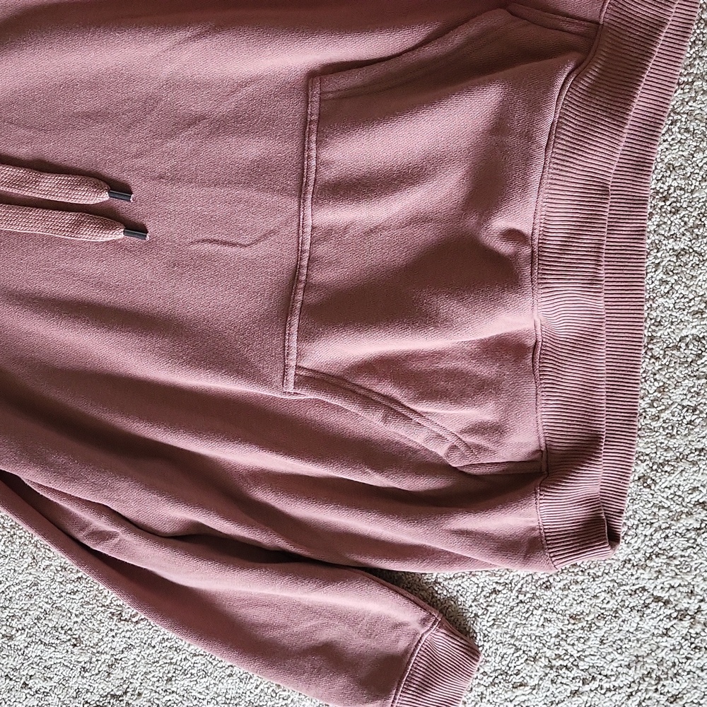Mauvey Taupe Color Hooded Sweatshirt - Picture 3 of 7